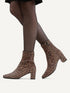 Caprice 9-25354-41 Women’s Stretch Ankle Boots – Square Toe Block Heel with Zip